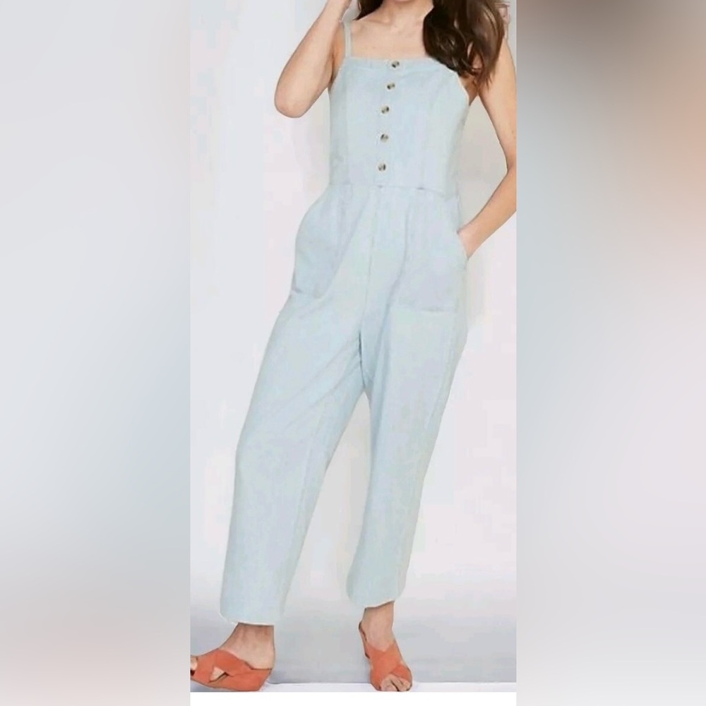Old Navy Chambray Denim Jumpsuit Women’s size S